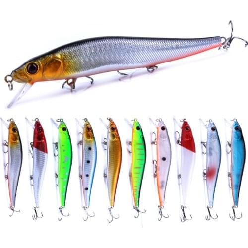 1pcs 14cm 20g Big Sea Fishing Lure Minnow Artificial Bait 3D Fish Eye Minow Lures Fake Bait Swimbait Crankbait