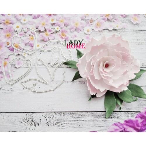 Craft New Flowers Metal Cutting Dies Mold Punch Stencil for DIY Scrapbooking Paper Album Photos Cards Making New Dies Cut