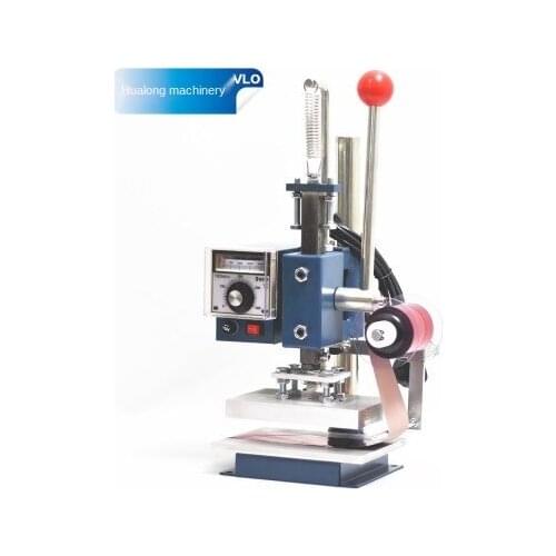 Manual hot foil stamping machine foil stamper printer leather embossing machine (5x7cm) 110V/220V