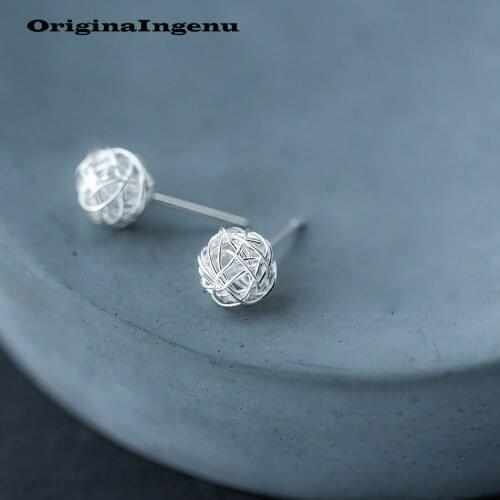 Jewelry 925 Sterling Silver Earrings Pendientes Charm Vintage Minimalism Creative Birthday Gift Oorbellen Earrings for Women
