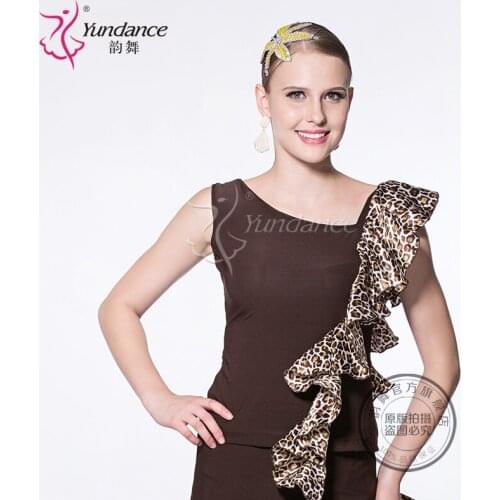 Customized Lady Latin Dancing Shirt Modern Dance Costume Waltz Valse Tango Galop Fox Trot Social Dance Suit B-2725