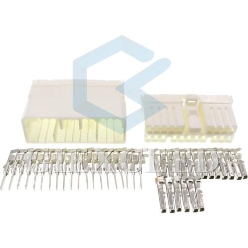 20 Pin 174936-1 368511-1 Electrical Auto Wiring Wire Connector Female Male Cable Socket