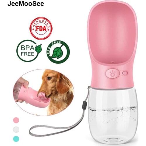 350ml 550ml Pet Dog Water Bottle Portable Drinking water feeder for Dog Outdoor Travel Water Bottle Dogs Water Bowl Pet Supplies