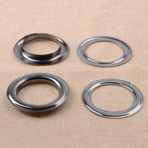 #40 (1.5" Hole) Eyelets Grommets Gunmetal Curtain Grommets with Washers