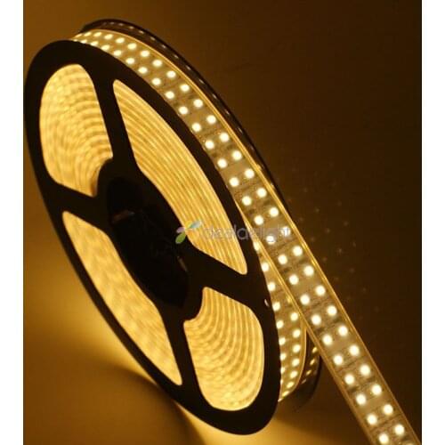 5M 3528 SMD 240Led/m 1200 Leds Double Row IP66 Silicone Tube Waterproof Flexible LED Strip Light Cool White/Warm White DC12V