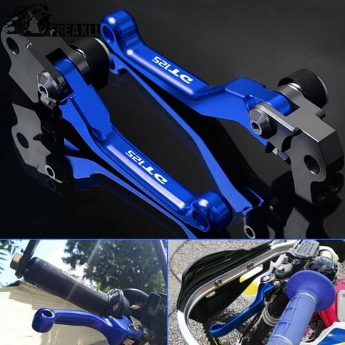 CNC Aluminum Brake Clutch Lever Handle Motocross Motorbike Accessories For YAMAHA DT125 1987-2005 DT 125 D T Pivot Pit dirt bike