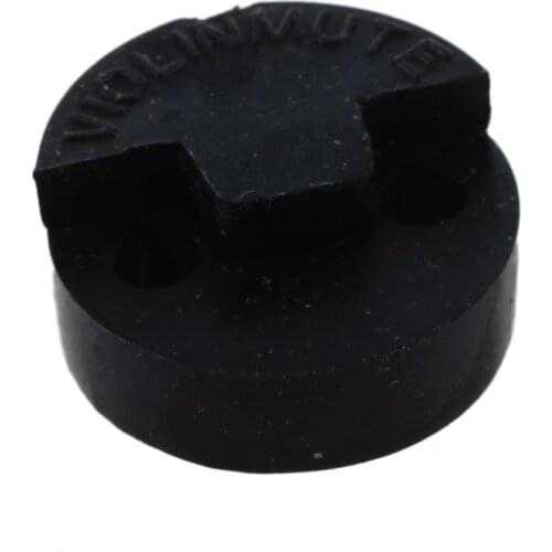 Violin Mute Replacement Double Hole Tourte Black Rubber Sordine