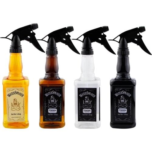 500ML Hairdressing Spray Bottle Salon Barber Hair Tools Water Sprayer Hairdresser Care Styling Tools Retro Oil Head Watering Can