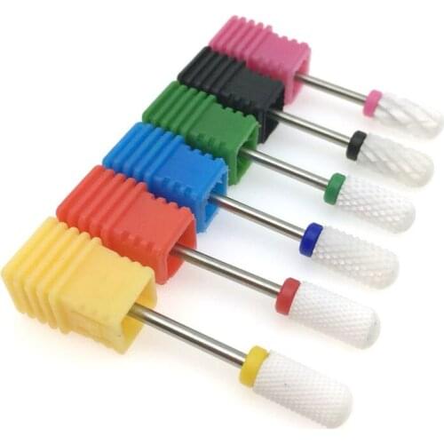Ceramic Nozzle Nail Drill Bit Mill Cutter Electric Drill Manicure Machine Device Accessory Remove Acrylic Gel Polish