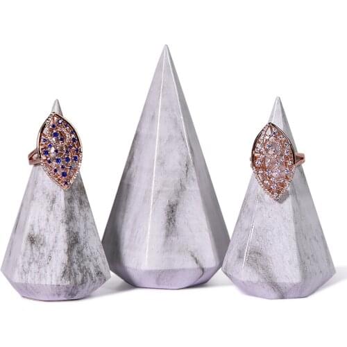 Cone Marble Ring Display Stand Support Jewelry Decoration Jewelry Photography Shooting Props