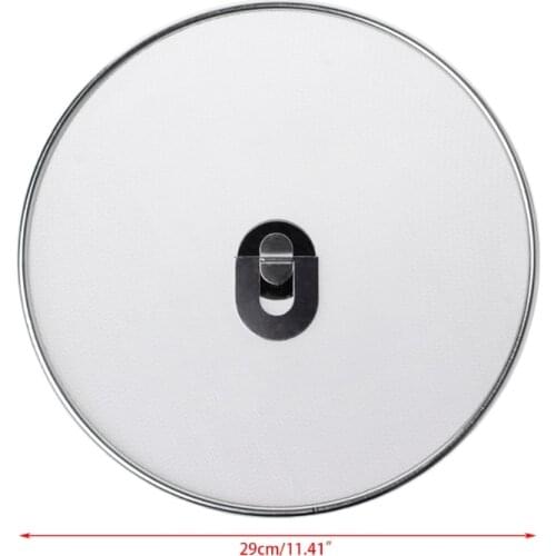 Stainless Steel Cover Lid Oil Proofing Frying Pan Splatter Screen Spill Proof HX6D