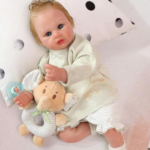 52cm New soft silicone newborn babies alive doll Boutique bebe reborn handmade kids playmate doll reborn gift