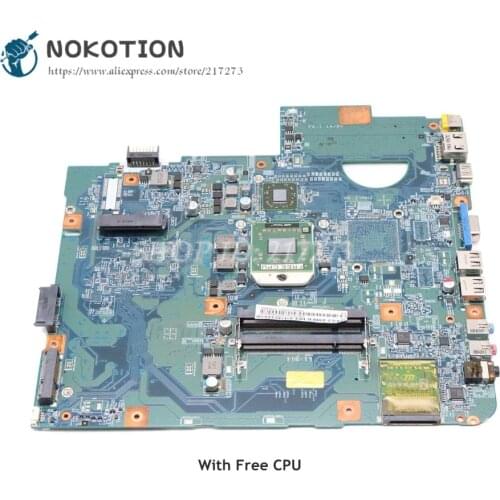 NOKOTION For Acer aspire 5536 5536G Laptop Motherboard MBP4201003 48.4CH01.021 Socket S1 DDR2 Free CPU