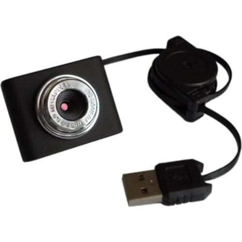 8 Million Pixels Mini Webcam HD Web Computer Camera with Microphone for Desktop Laptop USB Plug and Play for Video Calling