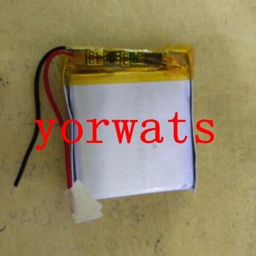 New Hot A Rechargeable Li-ion Cell 3.7V polymer lithium battery 633337 653535 direct sale MP4 small audio battery core