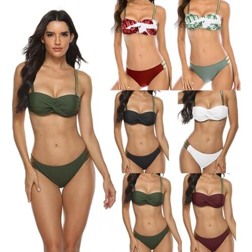 2021 New Bikini Sets Swimsuit Women Sexy Two Pieces Swimwear Summer Beach Bathing Suits Bikini