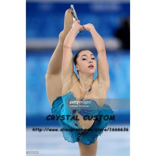 Crystal Custom Figure Skating Dress Girls New Brand Ice Skating Clothes For Competition DR4628