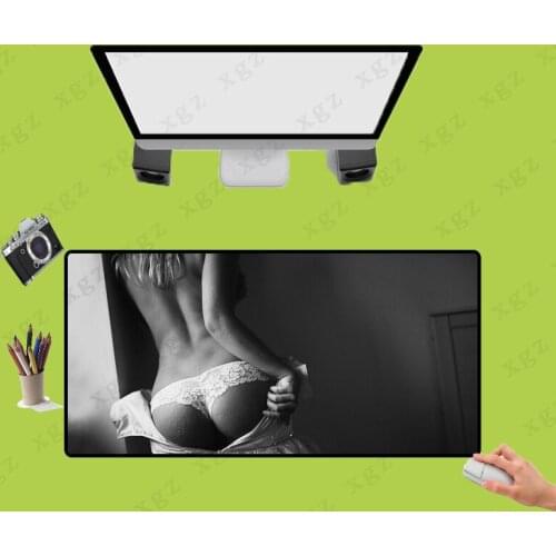 XGZ Sexy Beauty Pattern Mouse Pad Rubber Non-slip Computer Notebook Gaming Accessories Mouse Pad Desk Mat Size Optional