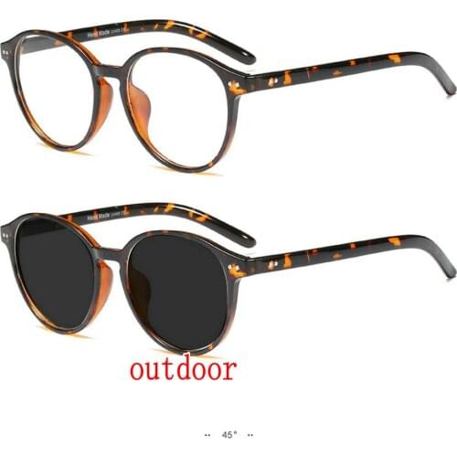 Sun Photochromic Progressive Multifocal Reading Glasses Bifocal Reading Eyeglasses See Near And Far Eyewear Women Diopter NX