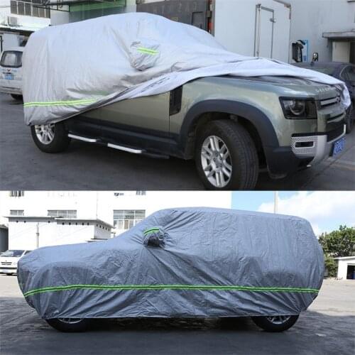 Sun Protection Car Cover Outdoor Rainproof Snow Dustproof Sunshade For Land Rover Defender 110 2020 2021 Car Accessories