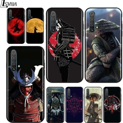 Japan The samurai Ninja for OPPO Realme V15 X5 X3 X50 X7 X2 C17 C11 C3 C2 7 7i 6 6S 6i 5 Narzo 20 Pro Black Phone Case