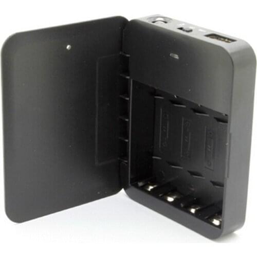 4 Slots AA Batteries External USB Rechargeable AA Lithium Battery Charger Emergency Power Charge Box Mobile Phone Charging Base