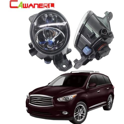 Cawanerl For Infiniti QX60 2014-2015 H11 100W Car Accessories Fog Light DRL Daytime Running Lamp Halogen Bulb 12V 1 Pair