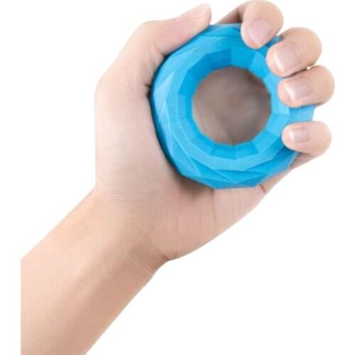 50LB Silicone Portable Hand Grip Gripping Ring Carpal Expander Finger Trainer Grip Strength Rehabilitation Pow Stress Ring Ball