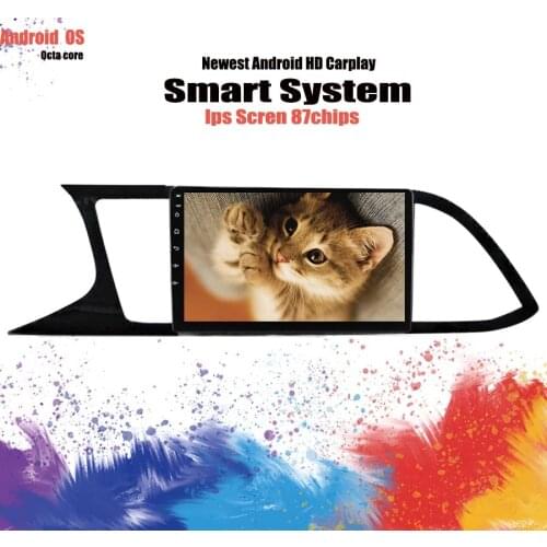 9'' IPS Car pc tablet tape recorder gps navi system for Seat Leon 2012 - 2018 Android 10 6G+128G with Carplay RDS 4G LTE WIFI