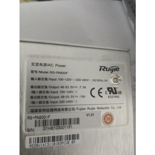 Second-hand disassembly power supply is adapted to Ruijie rg-pa800if power supply rg-s8606 / s8610 / s8614