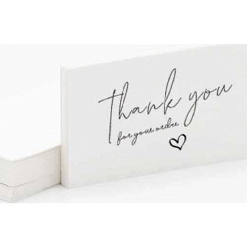Carddsgn Thank You For Your Order Mini Card Pack Thank You For Supporting Small Business Card Multipack 200Pcs
