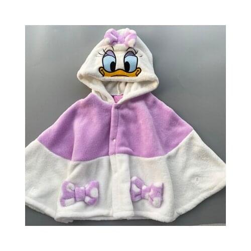 Disney Donald Duck Anime Casual Coats Cartoon Children Clothing Outerwear Coat Winter Warm