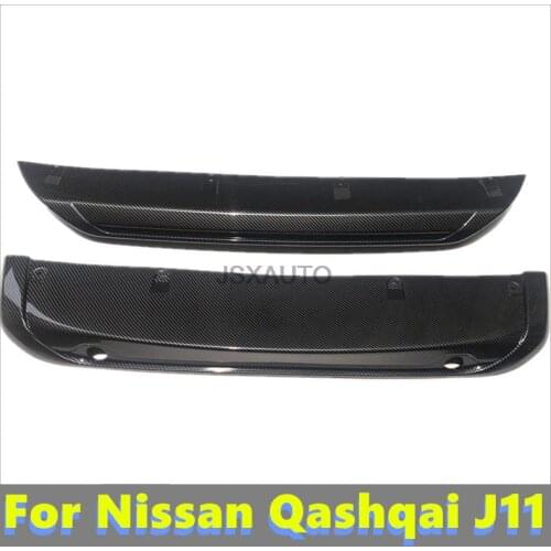 For Nissan Qashqai Dualis J11 2014-2017 Car styling Front and Rear Bumper Skid Protector Guard Plate Auto exterior accessories