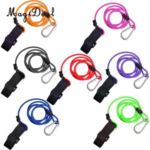 Elastic Kayak Canoe Safety Leash Fishing Rod Lanyard Paddle Leash for Kayaking Canoeing Rafting Inflatable Boat Accessories