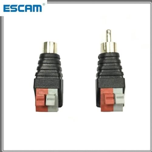ESCAM 80A 200M(660ft) Range For HD CVI/AHD/TVI Twisted BNC CCTV Passive Transceivers Cat5 CCTV UTP Video Balun For 2MP 3MP 4MP