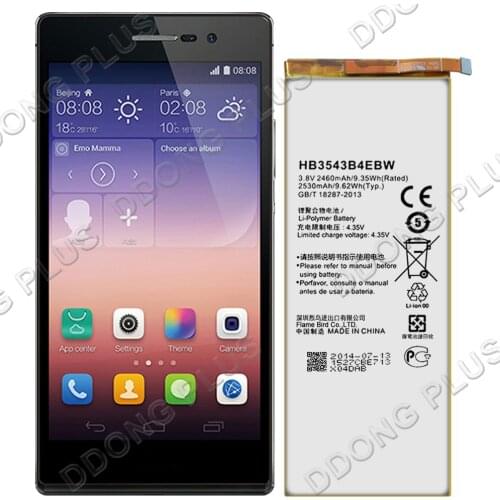 HB3543B4EBW Battery For Huawei Ascend P7 P7-l12 P7-L09 Battery Replacement Repair Part
