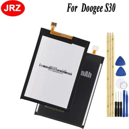 JRZ For Doogee S30 Phone Battery 5580mAh Hight Capacity 3.8V Top Quality Replacement Batteries with tools