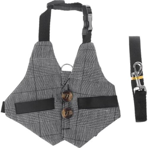 Multipurpose Rabbit Harness Small Pet Leash Chinchillas Guinea Pig Vest Clothes