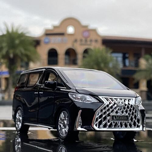 1:32 Simulation Lexus Lm300h Alloy Car Model Childrens Sound And Light Pull Back Toy Car Metal Collection Decoration Boy Gift
