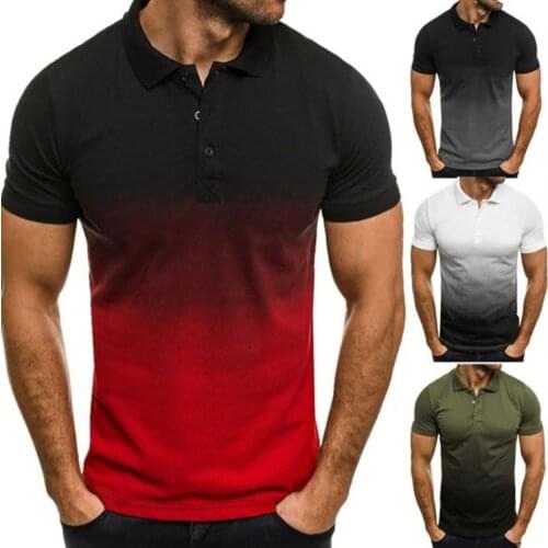 Men T-shirts Short Sleeve Skin-friendly Polyester V Neck T Shirts Sport Tops Polyester Fiber Mens Clothing
