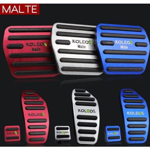 Fuel Brake Foot Rest pedals Plate Non slip Accelerator brake pedal Pads cover For Renault Koleos 2017-2019 Car-styling