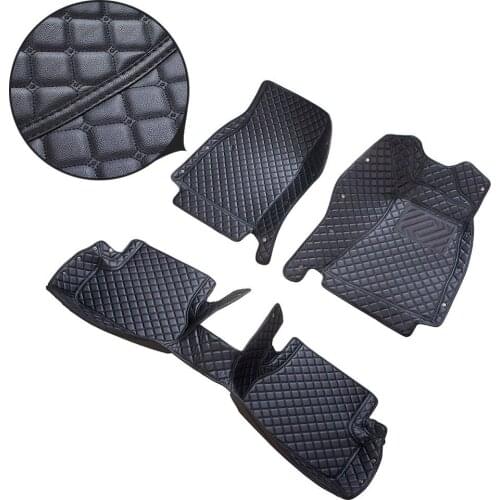 Luxury Surround Car Floor Mats for Audi A6 Estate 2016- Onwards Right Hand Drive High Quality PU Leather Floor Protection Mat