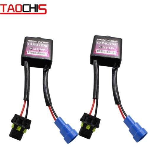TAOCHIS 12V Wave Filter HID Xenon Decoder Canbus for C6 Light Bulbs Replacement Kits H11