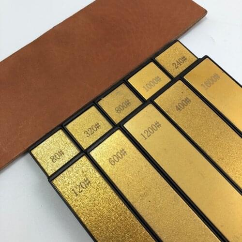 Knife sharpener 10/pcs Professional Whetstone Fix-Angle Sharpener Sharpening Stone 160*20mm Sharp And Wear-Resistant Kitchen