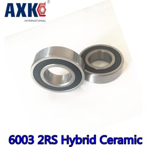 2021 Thrust Bearing Rodamientos Free Shipping S6003-2rs S6003rs S6003 6003rs Hybrid Ceramic Deep Groove Ball Bearing 17x35x10mm