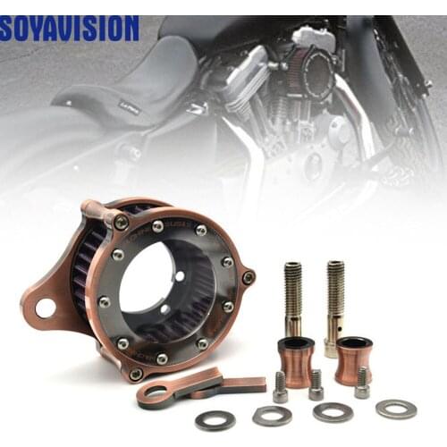 Motorcycle Air Filter Air Cleaner Intake System Kit For Harley Sportster XL883 XL1200 Iron 883 48 72 Seventy-Two 1991-2021
