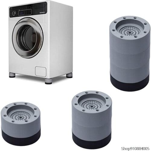 Anti Vibration Feet Pads Washing Machine Rubber Mat Anti-Vibration Pad Dryer Universal Fixed Non-Slip Pad Household Gasket 4Pcs