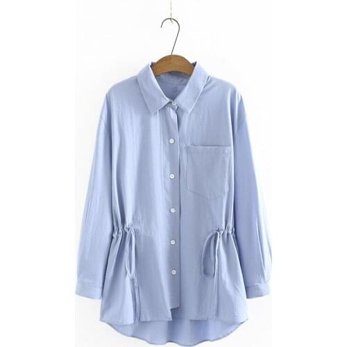 Plus Size Womens Pants Elastic Waist Pockets On Both Sides Woven Cotton Fabric Trousers Large Size Pants For Fatlady In Autumn