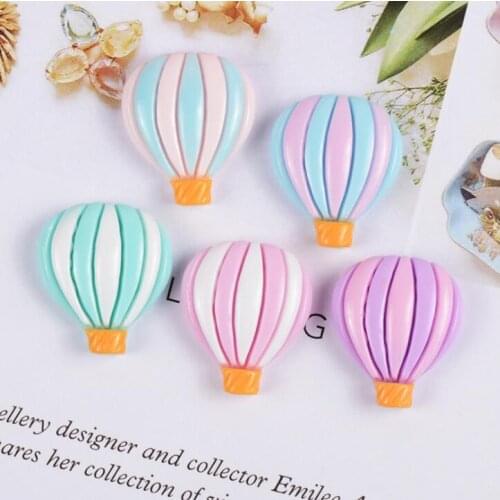 10pcs/lot Kawaii Resin Cartoon Colorful Balloon Cabochon Flatback For Mobile Case Scrapbooking Craft Home DIY Favor