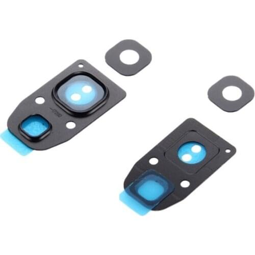 10Pcs New A3 A5 A7 2017 Camera Glass Lens Replacement For Samsung Galaxy A320 A520 A720 Cover Ring With Frame Holder Flash Cover